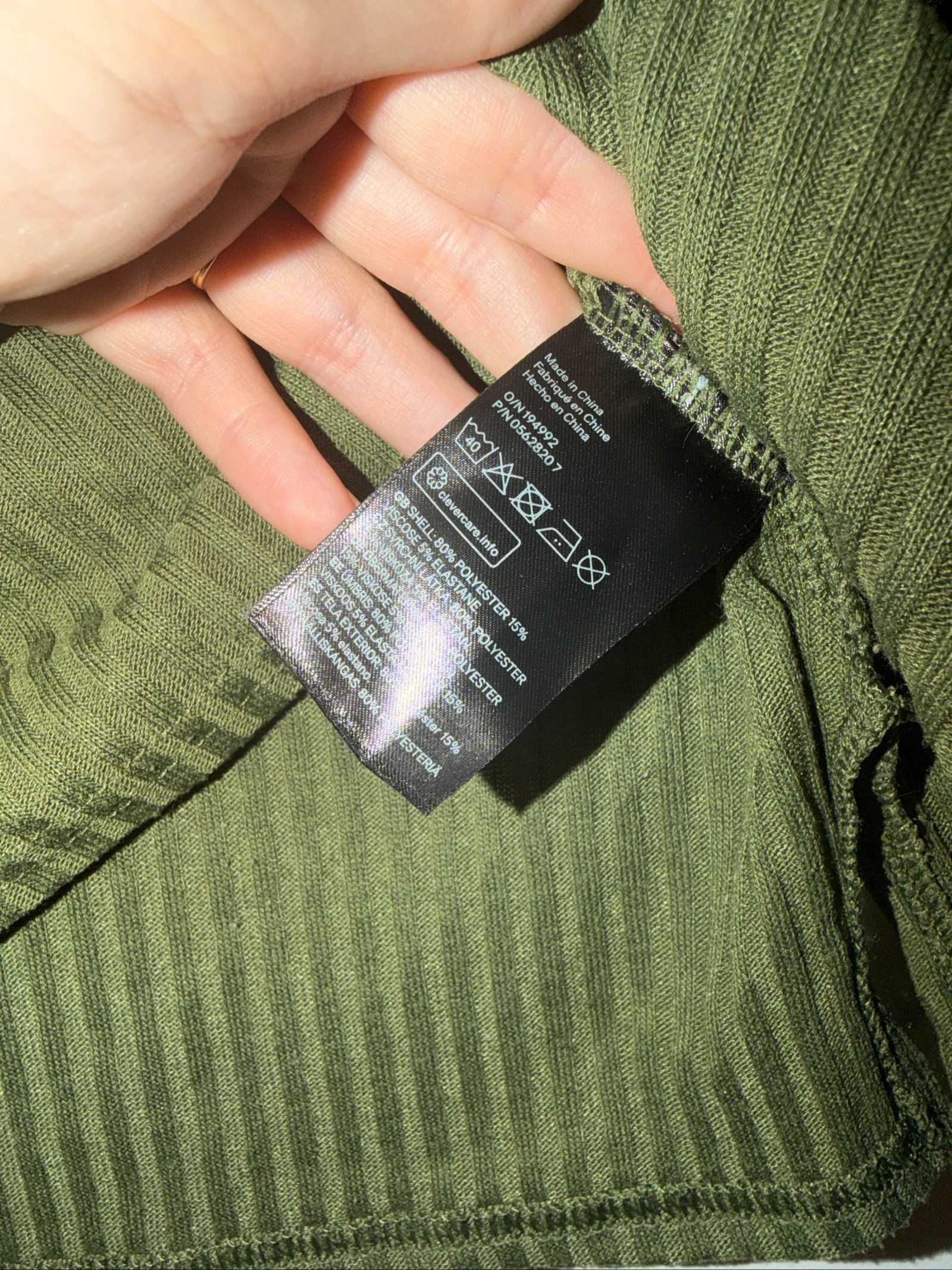 Rollijn trui kaki H&M maat S goede staat – photo 3